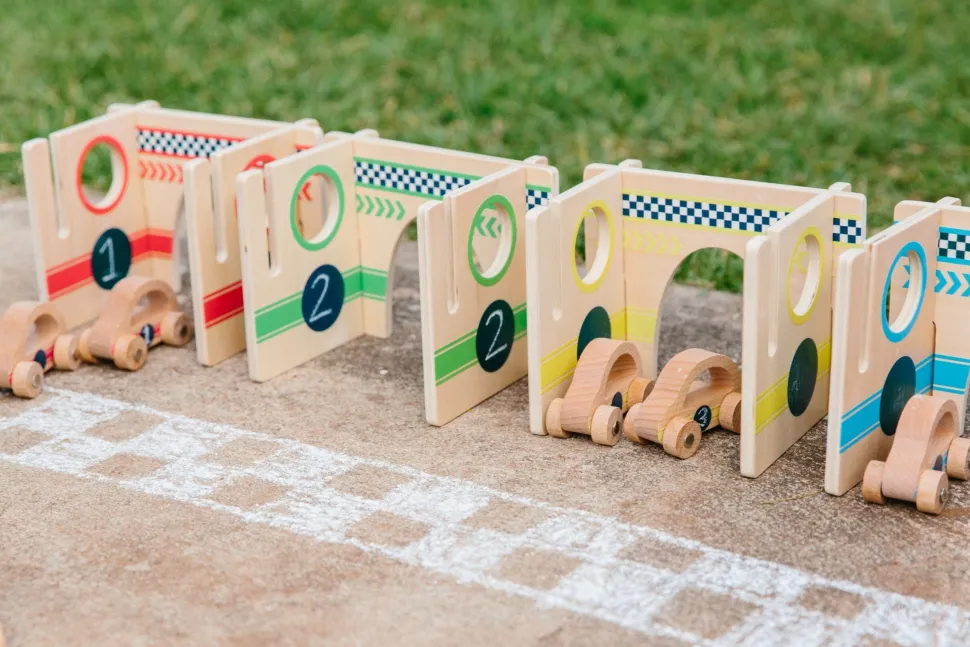 The Freckled Frog Happy Architect Raceway with Cars