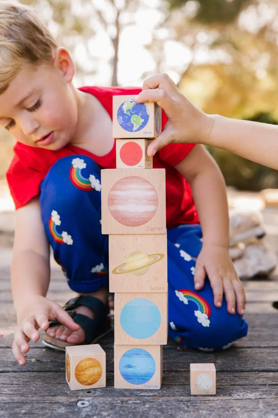 The Freckled Frog Playing with Planets
