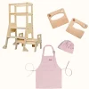 The Full Mini Chef: My Duckling Adjustable Learning Tower with Stool set