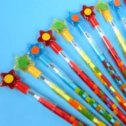 Tiny Mills - Building Blocks Brick Multi Point Pencils (24pcs)