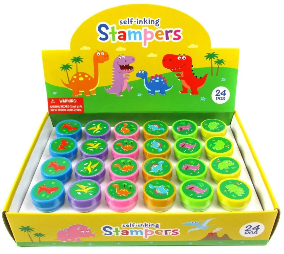 Tiny Mills - Dinosaur Stampers for Kids (24pcs)