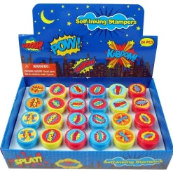Tiny Mills - Superhero Stampers for Kids (24pcs)