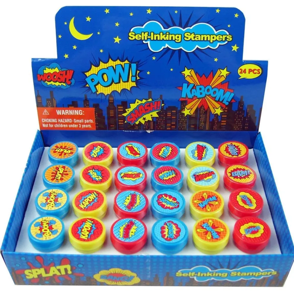 Tiny Mills - Superhero Stampers for Kids (24pcs)