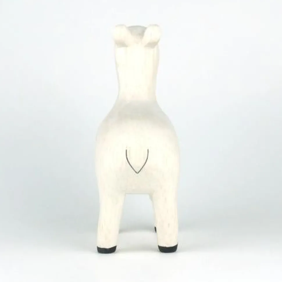 T-Lab Pole Pole Wooden Animal Alpaca
