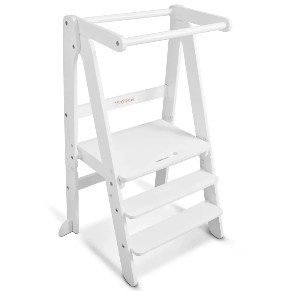 Toypark Folding Learning Tower-White