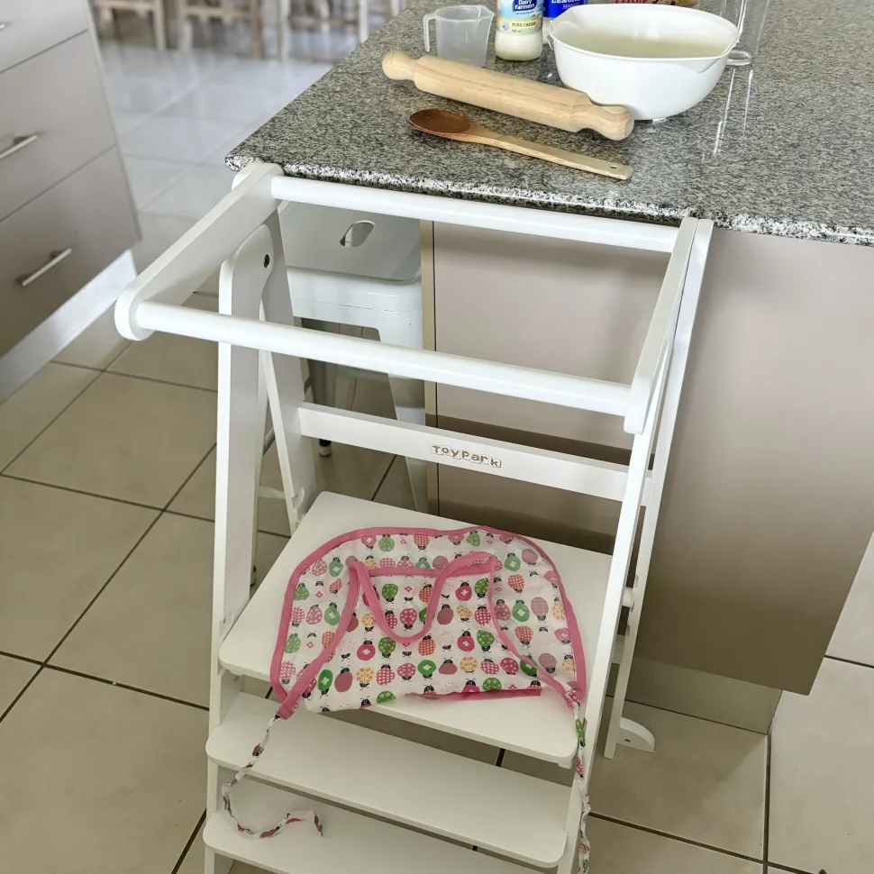 Toypark Folding Learning Tower-White