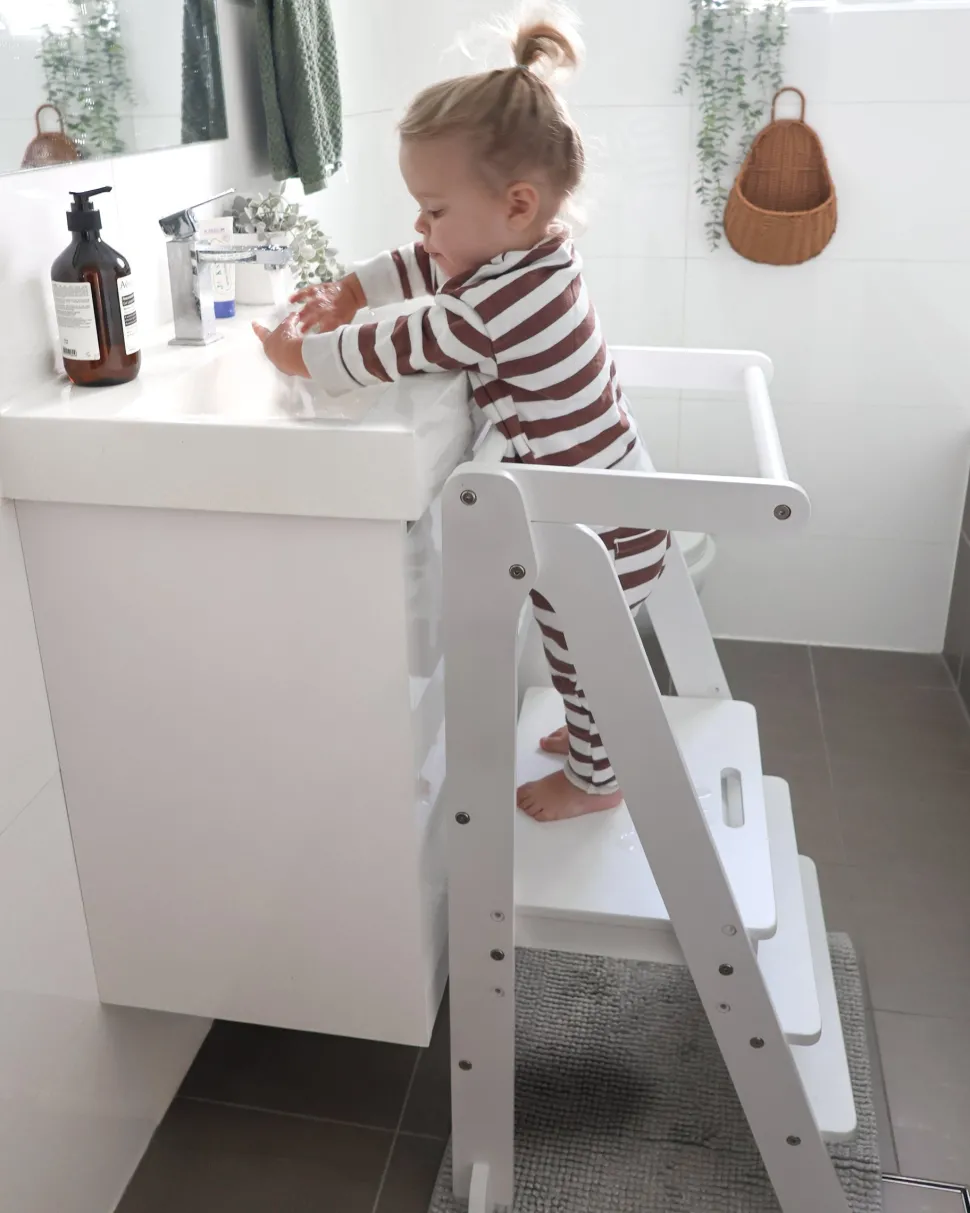 Toypark Folding Learning Tower-White