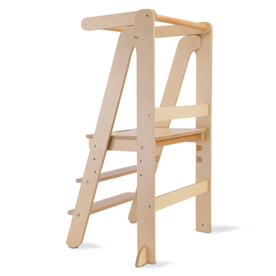 Toypark Folding Learning Tower - Natural
