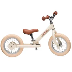 Trybike 2 In 1 Steel Balance Bike - Cream (2024 New Colour)