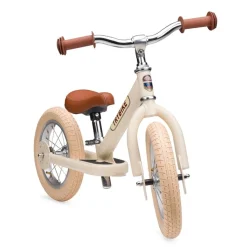 Trybike 2 In 1 Steel Balance Bike - Cream (2024 New Colour)