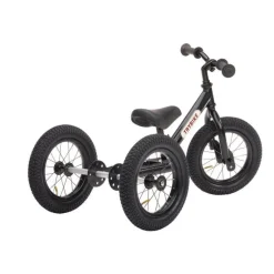Trybike 2 in 1 Steel Balance Bike - Black